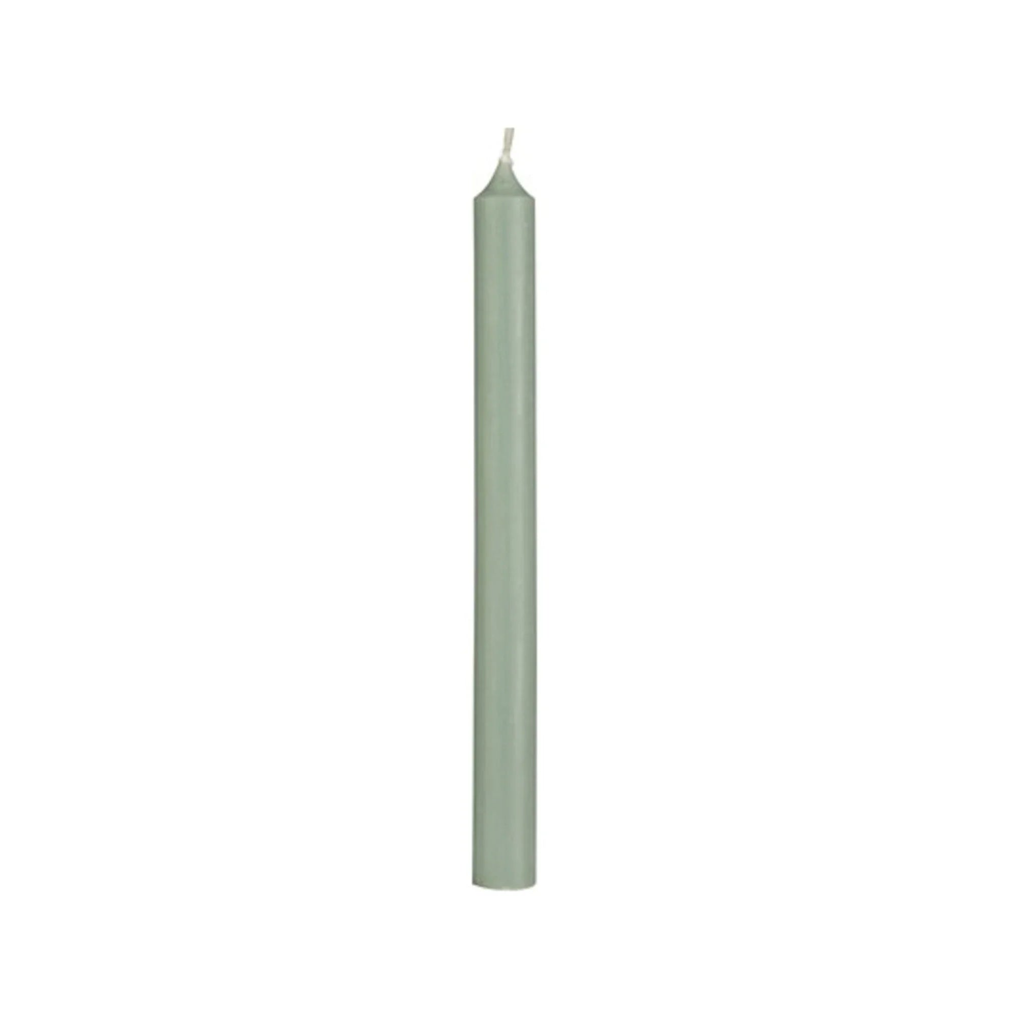 Paraffin Taper Candles, Sage, Wax, 25,0 cm, 4 pcs
