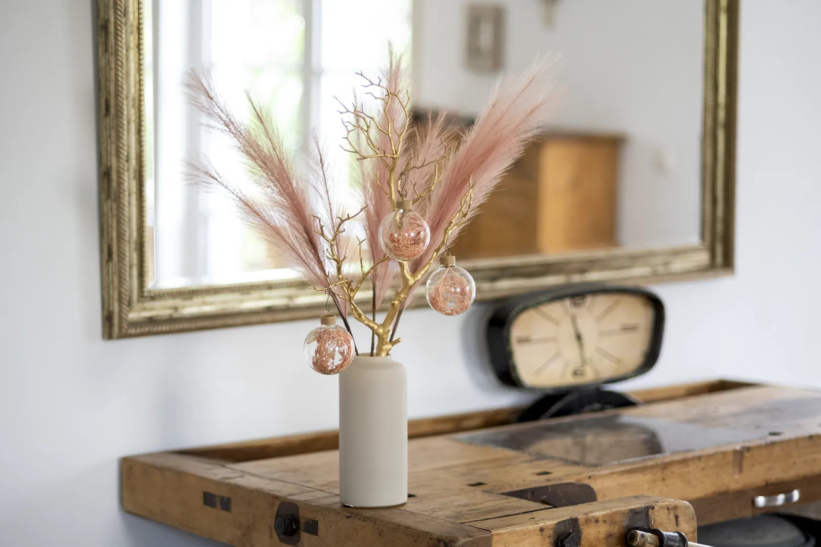Minimalistisches Deko-Bundle „Beige S“ – 6-teiliges Komplett-Set in Creme, Soft Pink & Gold