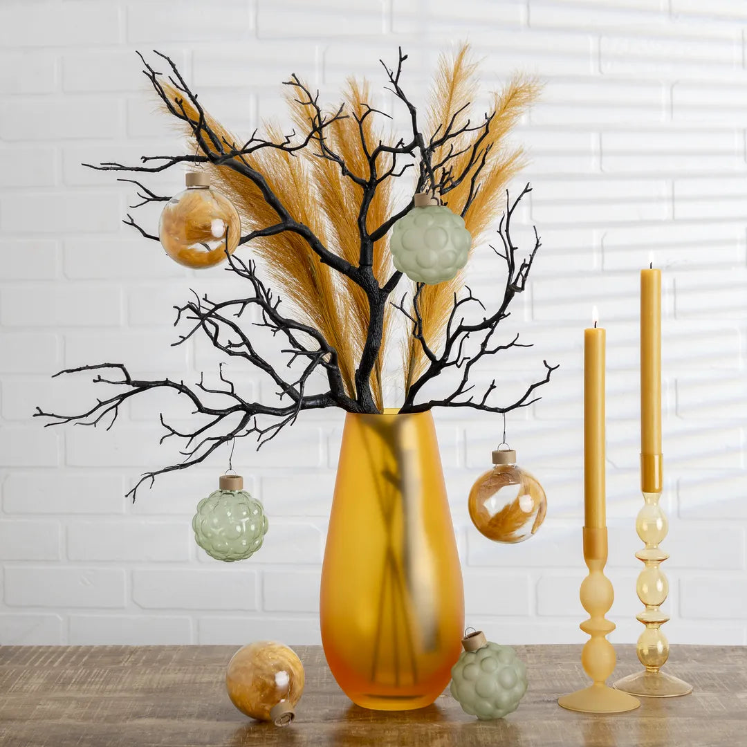 Premium Décor Set “Yellow M” – 9 pcs Complete Set in Sunny Yellow, Honey and Elegant Sage