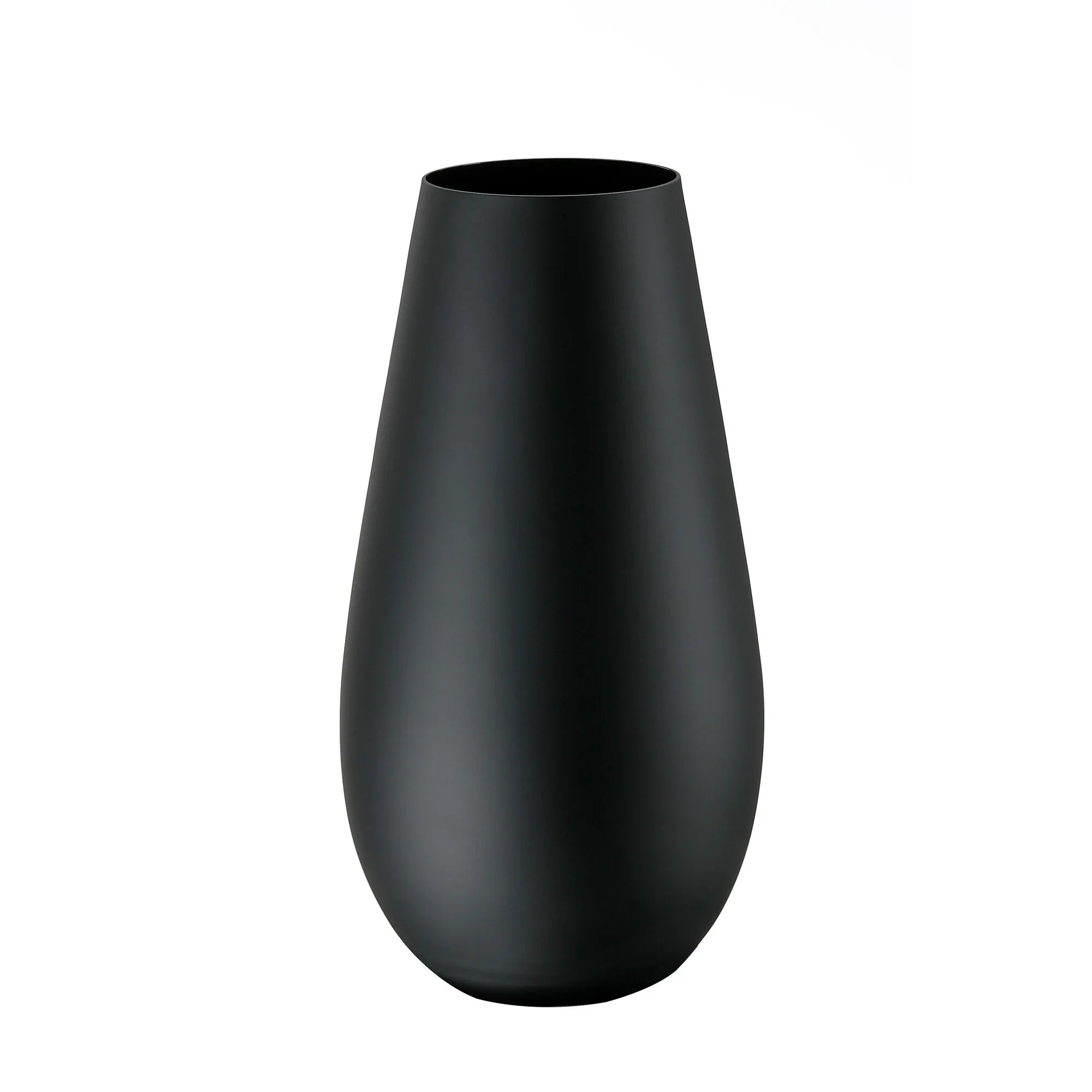 Modern Glass Vase, Black, 24,5 cm