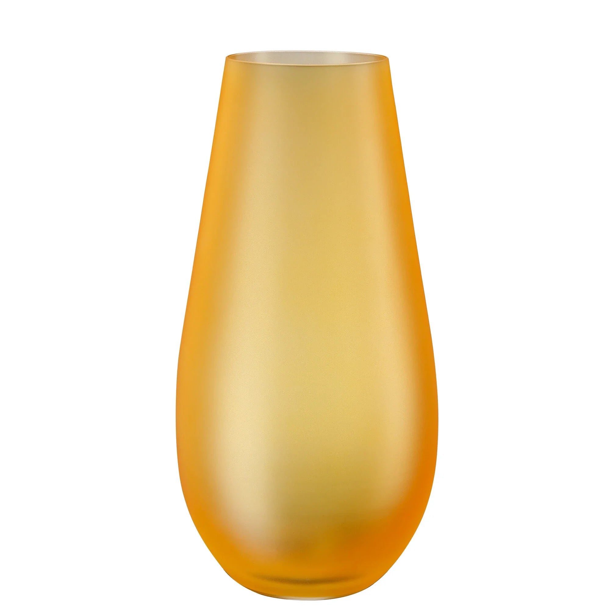 Large Glass Vase, Honey, 30,5 cm