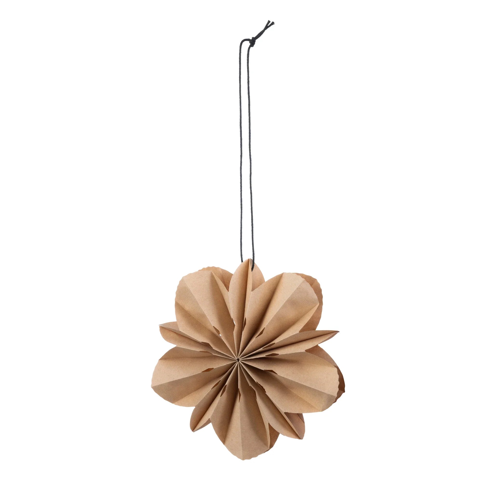 Paper Flower Hanger Set, Light Brown, 4.7 in, 2 pcs12 cm