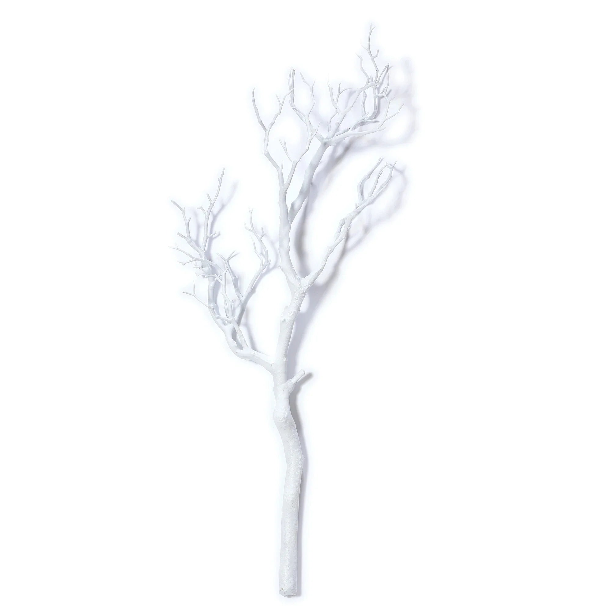 Decorative Branch, White, Polyethylene, 70 cm