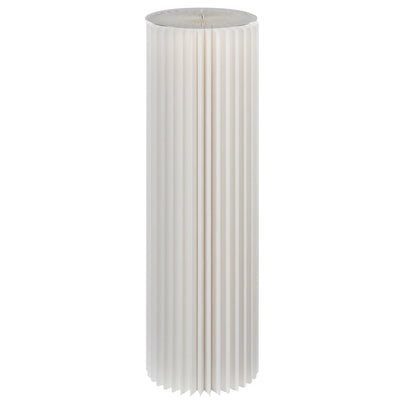 Papier-Dekosäule faltbar – Höhe 100 cm mit Ø 30 cm Plexiglas-Aufsatz
