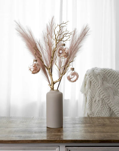 Minimalistisches Deko-Bundle „Beige S“ – 6-teiliges Komplett-Set in Creme, Soft Pink & Gold