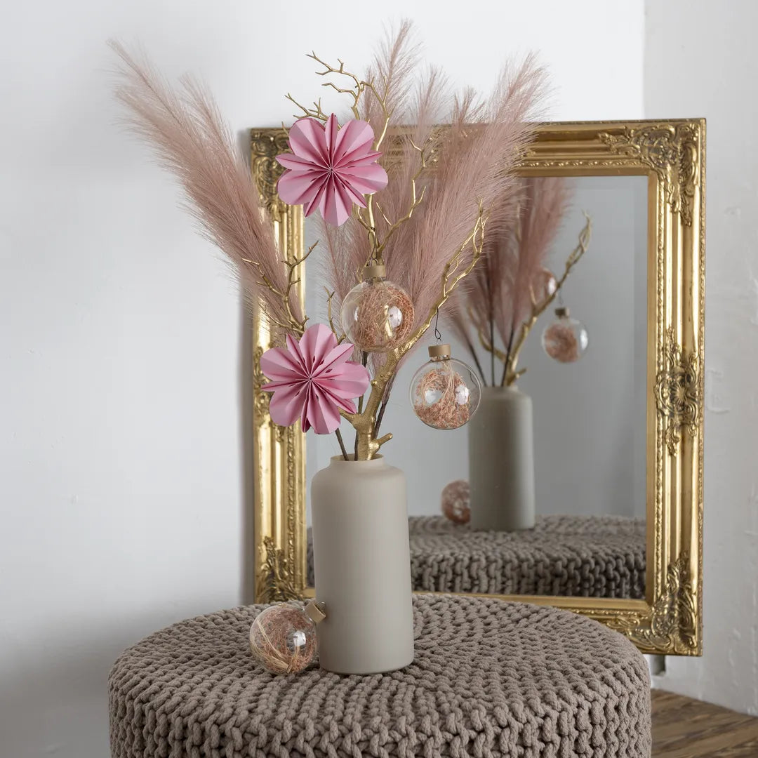 Minimalistisches Deko-Bundle „Beige S“ – 6-teiliges Komplett-Set in Creme, Soft Pink & Gold