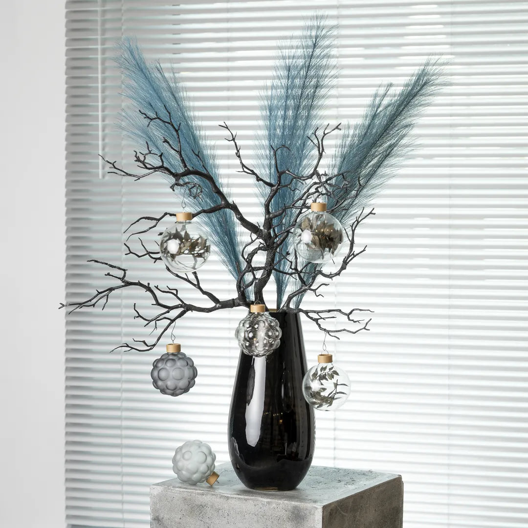 Minimalist Décor Set “Black S” – 6 pcs Compact Set in Luna and Deep Graphite Black