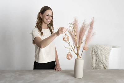Minimalistisches Deko-Bundle „Beige S“ – 6-teiliges Komplett-Set in Creme, Soft Pink & Gold
